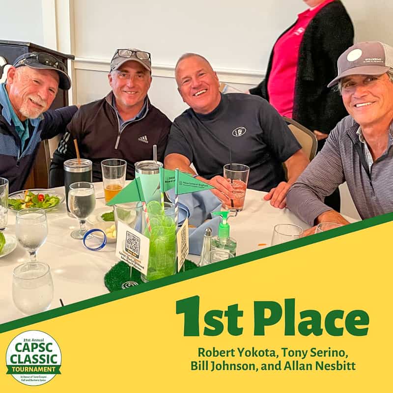 2022 Golf Tournament - 1st Place
